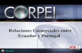 Relaciones Comerciales entre Ecuador y Portugal. Aumento del comercio bilateral Balanza comercial a favor del Ecuador Importante recalcar comercio via.