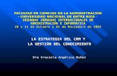 FACULTAD DE CIENCIAS DE LA ADMINISTRACION - UNIVERSIDAD NACIONAL DE ENTRE RIOS - SEGUNDAS JORNADAS INTERNACIONALES DE ADMINISTRACIÓN E INFORMÁTICA 30 y.