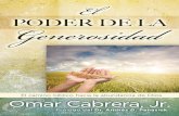 El poder de la Generosidad, Omar Cabrera