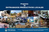 Programa de ENTRAMADOS PRODUCTIVOS LOCALES Secretaría de Empleo (SE) - Subsecretaría de Promoción del Sector Social de la Economía (SPSSE)- Dirección de.