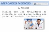 ¿Cuáles son los motivadores de elección de uno u otro médico por parte del mercado (pacientes)? EL MERCADO.