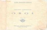 Franco Ribate, José - Método elemental de Oboe