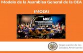 Modelo de la Asamblea General de la OEA (MOEA). PROPÓSITO DEL MOEA El Modelo de la Asamblea General de la OEA (MOEA) es un programa de la Organización.