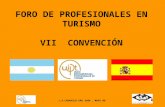 J.A.CARRASCO-SAN JUAN, MAYO 09 FORO DE PROFESIONALES EN TURISMO VII CONVENCIÓN.