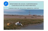 MONITOREO DE AGUAS SUBTERRANEAS CONSTRUCCION DE FREATIMETROS LABORATORIO DE GEOLOGIA AMBIENTAL UNPSJB.