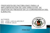 FEB-012. El Ejército Ecuatoriano tiene dentro de su organización, el Departamento de Seguridad de las Operaciones Militares y en todas las unidades la.