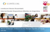 comScore Device Essentials Internet desde dispositivos móviles en Argentina