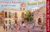 Programa de Fiestas Alhama de Almería 2012