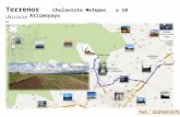 Terrenos Chulavista Metepec a 10 min. de Atlimeyaya Tel. 2225631575 Ubicación Atlimeyaya Cascadas de Sampedro Terrenos.