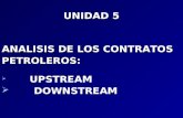 UNIDAD 5 ANALISIS DE LOS CONTRATOS PETROLEROS:   UPSTREAM   DOWNSTREAM.