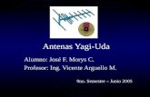 Antenas Yagi-Uda Alumno: José F. Morys C. Profesor: Ing. Vicente Arguello M. 9no. Semestre – Junio 2005.