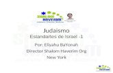 Judaismo Estandartes de Israel -1 Por: Eliyahu BaYonah Director Shalom Haverim Org New York.