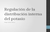 Regulación de la distribución interna del potasio