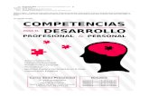 Cartel curso COMPETENCIAS Desarrollo Profesional y Personal