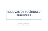 Innovació i polítiques públiques. Quim Brugué
