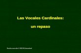 Las Vocales Cardinales: un repaso Derechos reservados © 2002 SIL International.