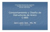 COMPORTAMIENTYO Y DISEÑO DE ESTRUCTURAS DE ACERO