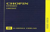 Chopin - Etudes (Henle Urtext)