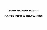 Honda 929RR 2000 Despiece (CBR900+Fireblade)