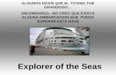 Explorer Of The Seas