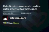 Estudio de consumo de medios online entre internautas mexicanos 2014