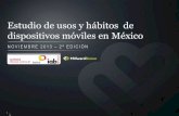 Estudio de Usos y Hábitos de Dispositivos Móviles 2013 en México