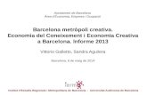 Barcelona metròpoli creativa