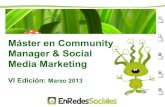 Máster en Community Manager & Social Media Marketing