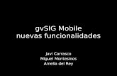 Gv Sig Mobile. Nuevas Funcionalidades