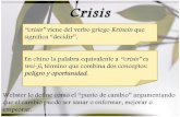 Origen y Antecedentes de la intervención en crisis