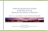Programación Didáctica de Educación Física 2012-13