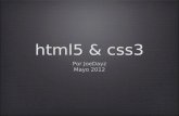 Introducción a HTML5 & CSS3