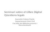 Qüestions legals sobre el llibre digital / Asunción Esteve