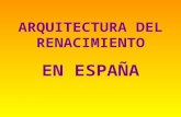 20.  Arquitectura renacentista en ESPAÑA (2º de bachillerato).
