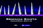 Programa Semana Santa Madrid 2013