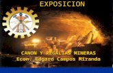 Exposicion Sobre Aspectos Legales En La  Distribucion Canon En Tacna