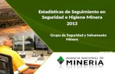 Seguimiento en Seguridad e Higiene Minera 2013 - Corte Agosto