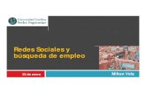 Redes Sociales y búsqueda de empleo