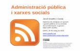 Administració pública i xarxes socials