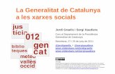 Curs: La Generalitat de Catalunya (@gencat)  a les xarxes socials. Introducció