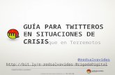 3 guia para twitteros en situaciones de crisis   terremoto