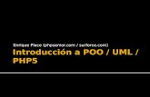 Enrique Place: Introducción a POO / UML / PHP5