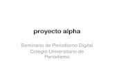 Proyecto alpha