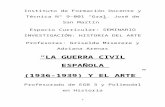 LA GUERRA CIVIL ESPAÑOLA (1936-1939) Y EL ARTE