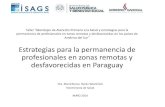 Maria Teresa Baran - Estrategias para la permanencia de profesionales en zonas remotas y desfavorecidas/Paraguay