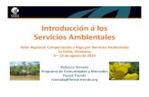 HONDURAS COURSE - Introduccion a los servicios ambientales / Rebecca Vonada