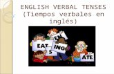 English verbal tenses
