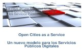 Open Cities as a Service