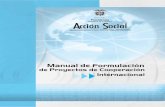 Manual para Formulación de Proyectos de Cooperación Internacional