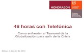 48 horas con Telefónica: Cómo enfrentar el Tsunami de la globalización para salir de la Crisis